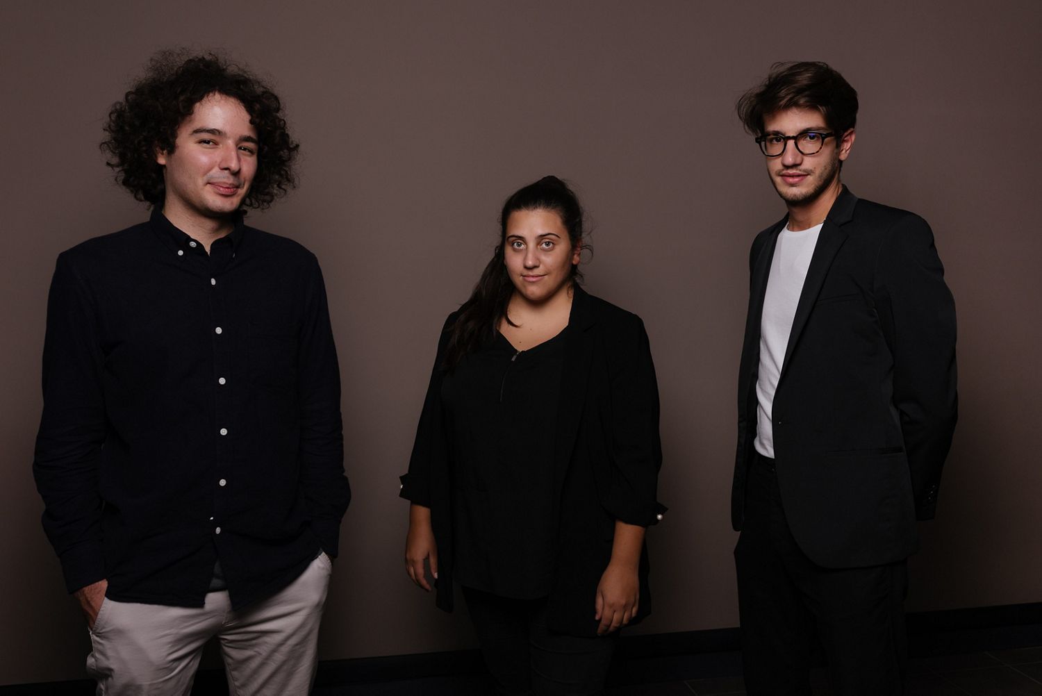 Joseph Bentley holds the REACT device